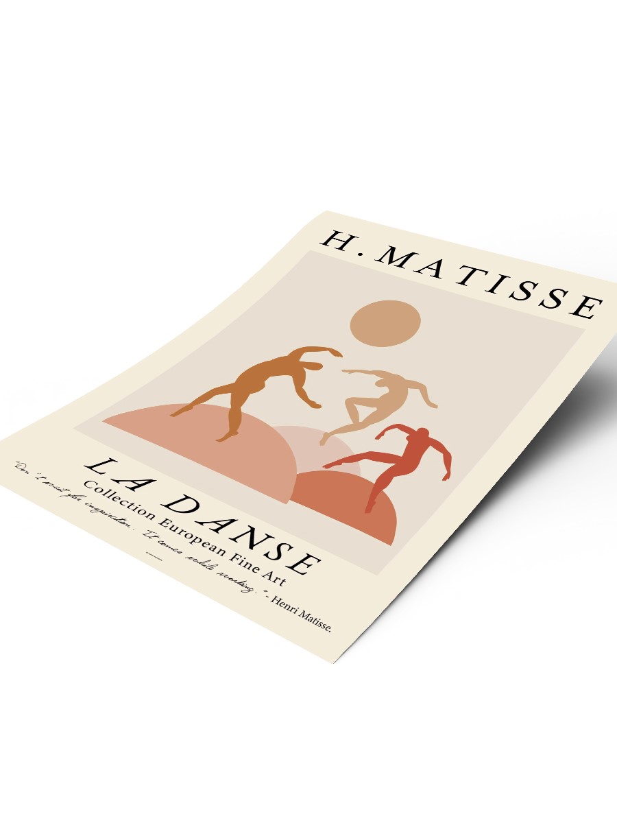 Henry Matisse Soyut Poster Modern Duvar Tablosu Çerçevesiz Poster Salon, Mutfak Ve Ofis Duvar Dekoru