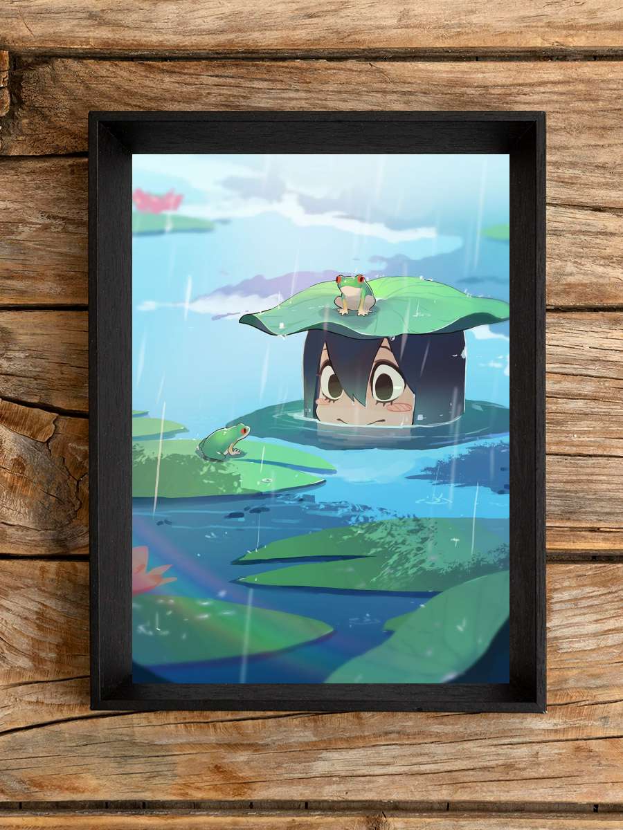 Hero Academia Tsuyu Asui Anime Poster Çerçevesiz Yüksek Kalite Anime Duvar Poster