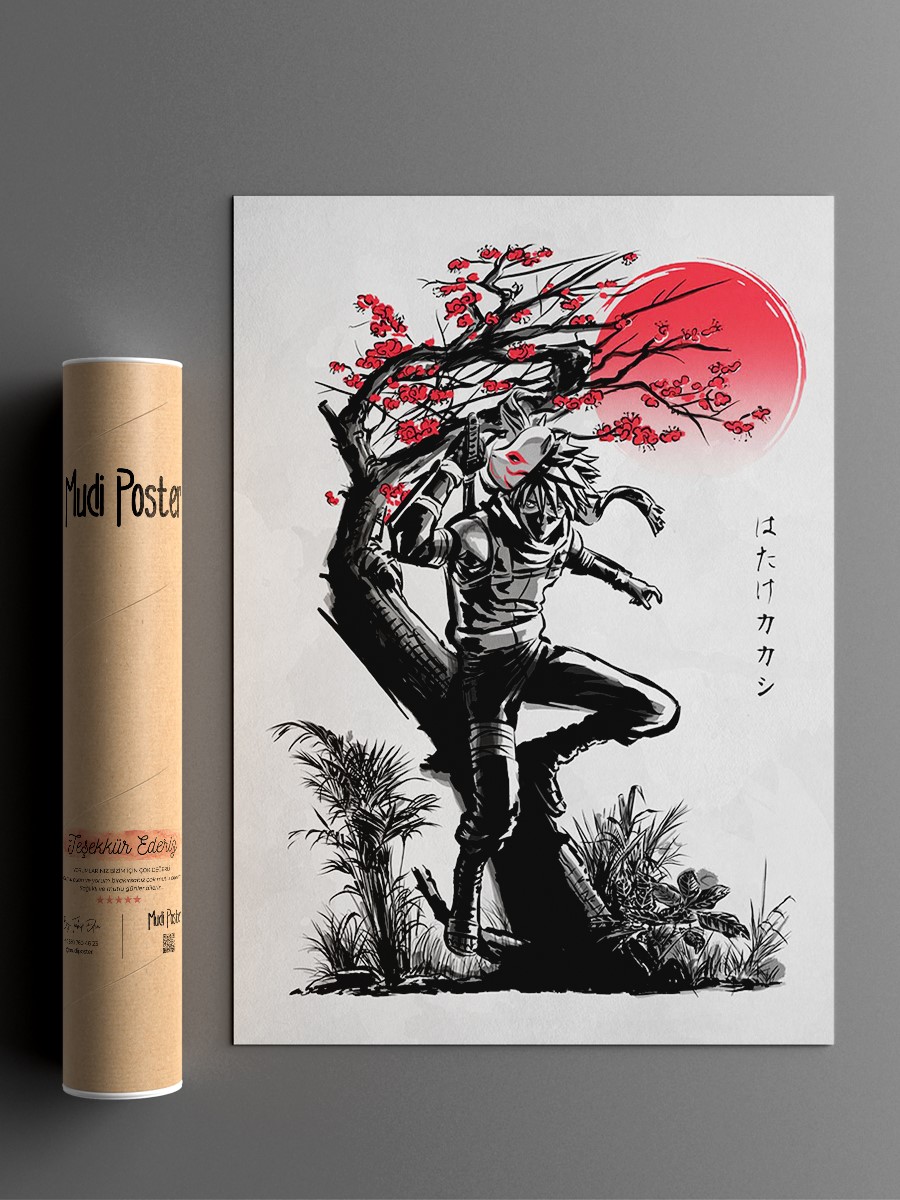 Hero of the Sharingan Anime Poster Çerçevesiz Yüksek Kalite Anime Duvar Poster