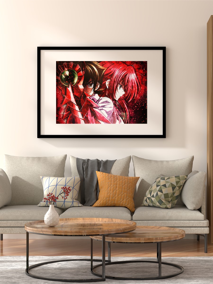 High School DxD Anime Poster Çerçevesiz Yüksek Kalite Anime Duvar Poster