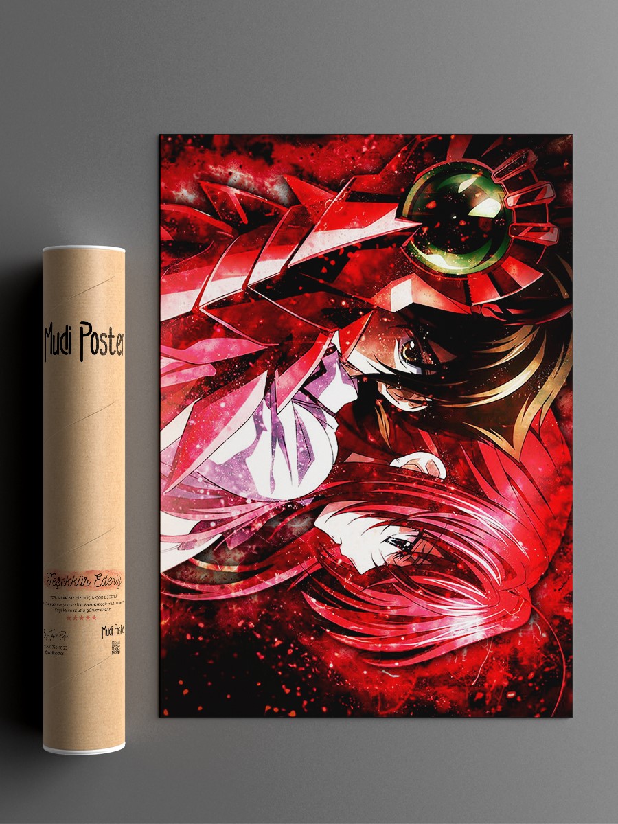 High School DxD Anime Poster Çerçevesiz Yüksek Kalite Anime Duvar Poster