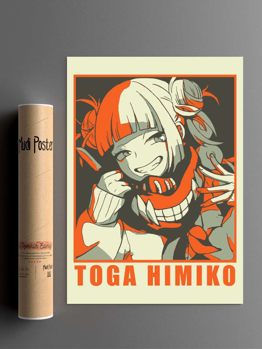 Himiko Toga Mha Anime Poster Çerçevesiz Yüksek Kalite Anime Duvar Poster