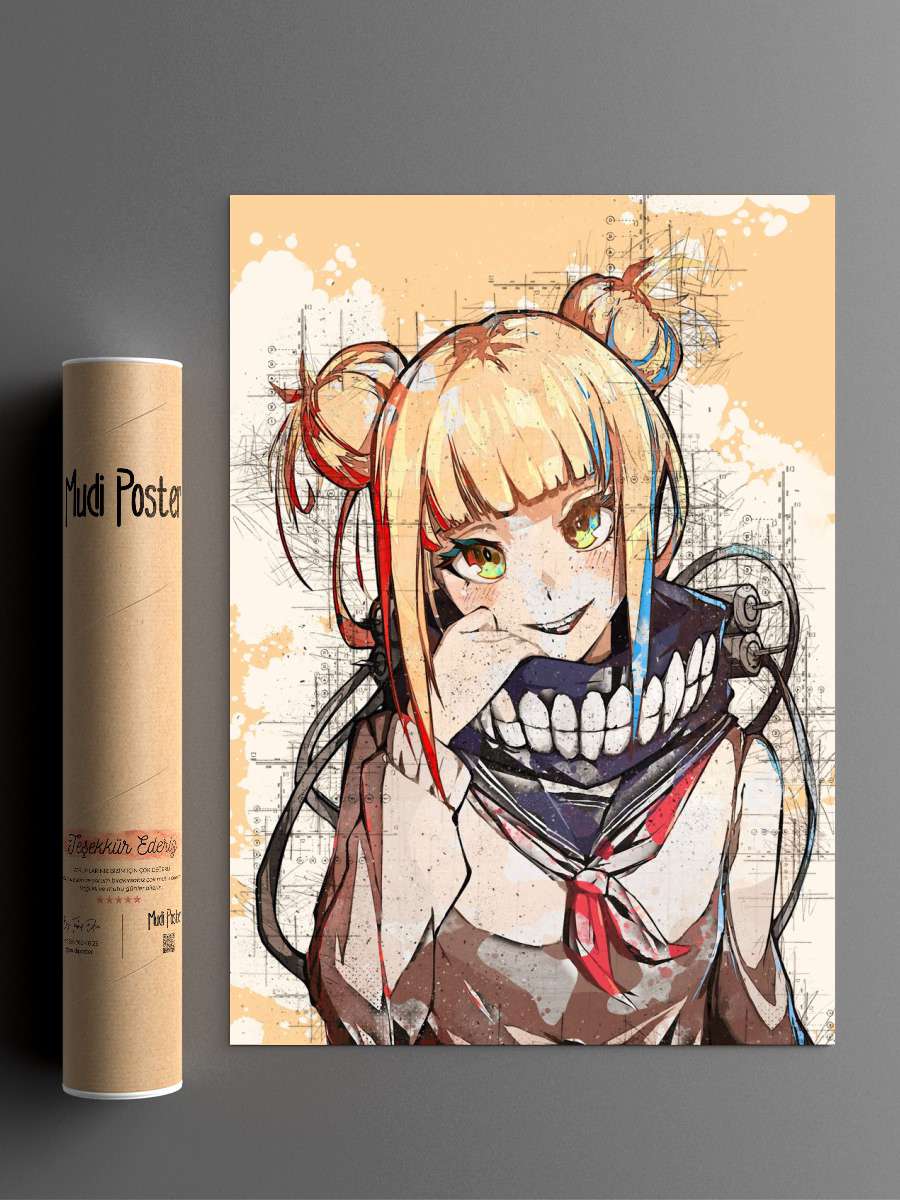 Himiko Toga Anime Poster Çerçevesiz Yüksek Kalite Anime Duvar Poster