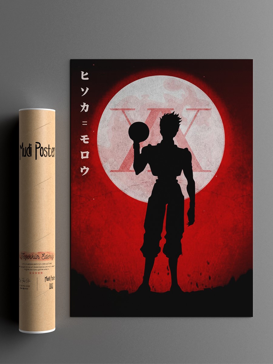 HISOKA MOROW Anime Poster Çerçevesiz Yüksek Kalite Anime Duvar Poster