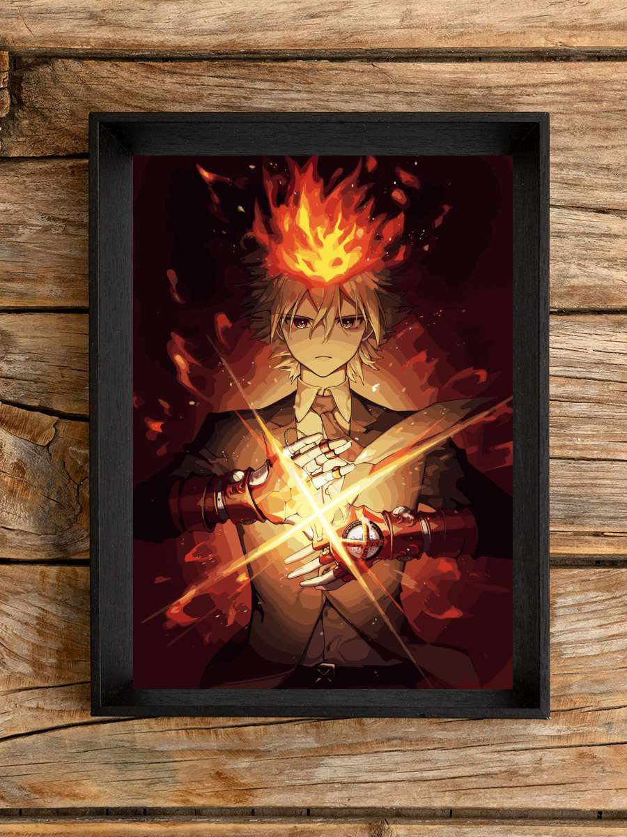 Hitman Reborn! Anime Poster Çerçevesiz Yüksek Kalite Anime Duvar Poster
