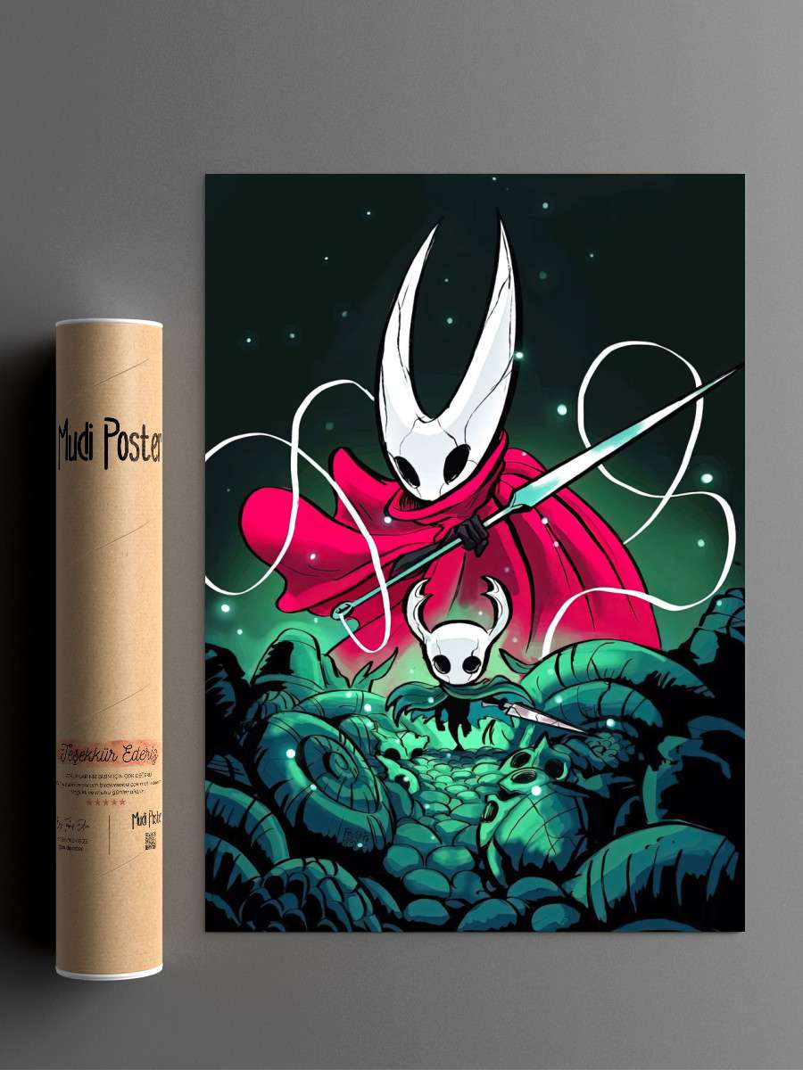 Hollow Knight Anime Poster Çerçevesiz Yüksek Kalite Anime Duvar Poster
