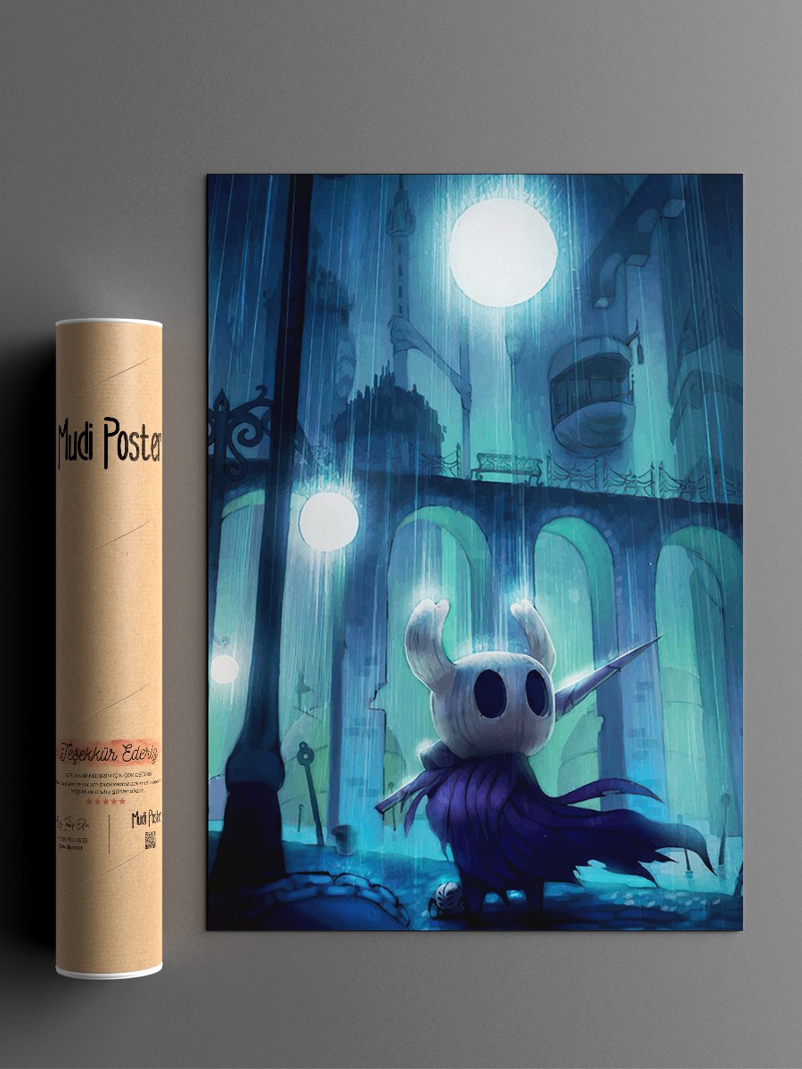Hollow Knight Anime Poster Çerçevesiz Yüksek Kalite Anime Duvar Poster