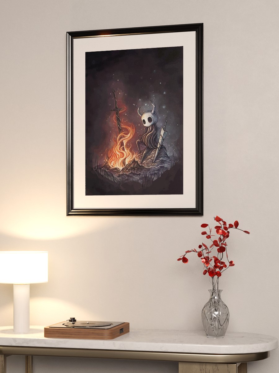 Hollow Knight Anime Poster Çerçevesiz Yüksek Kalite Anime Duvar Poster