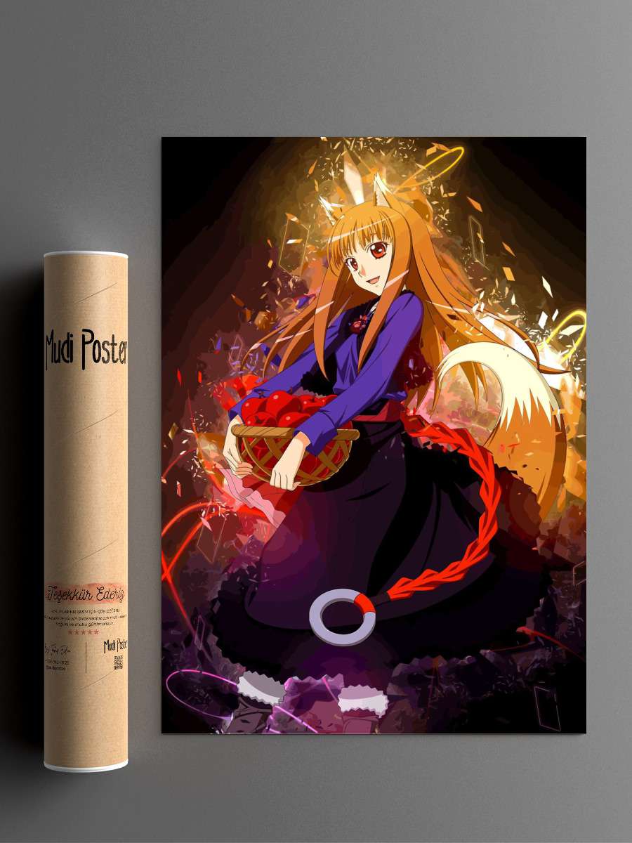 Holo spice and wolf Anime Poster Çerçevesiz Yüksek Kalite Anime Duvar Poster
