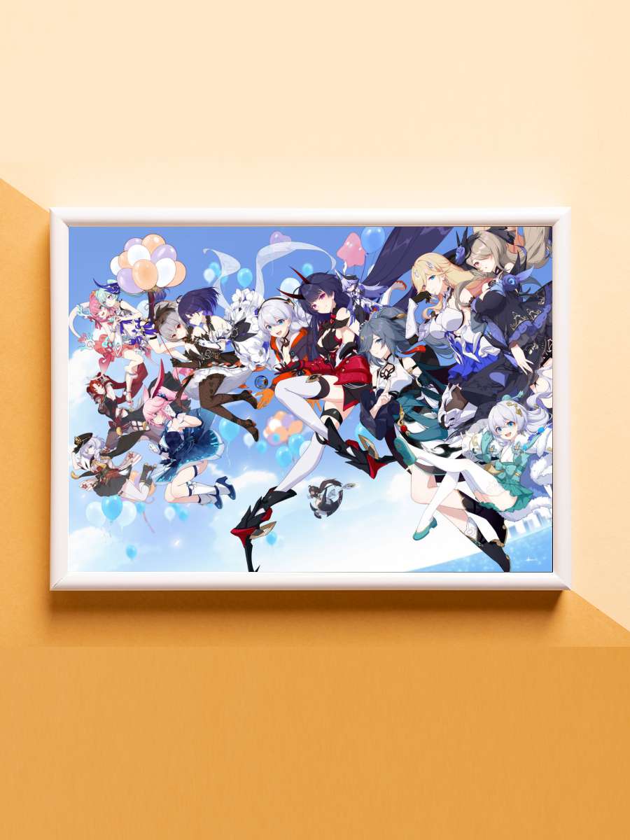 Honkai Impact 3rd A Anime Poster Çerçevesiz Yüksek Kalite Anime Duvar Poster