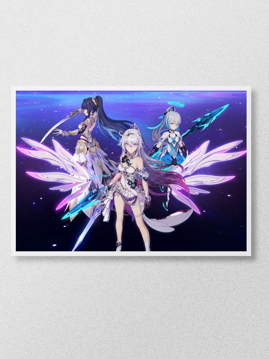 Honkai Impact 3rd H Anime Poster Çerçevesiz Yüksek Kalite Anime Duvar Poster