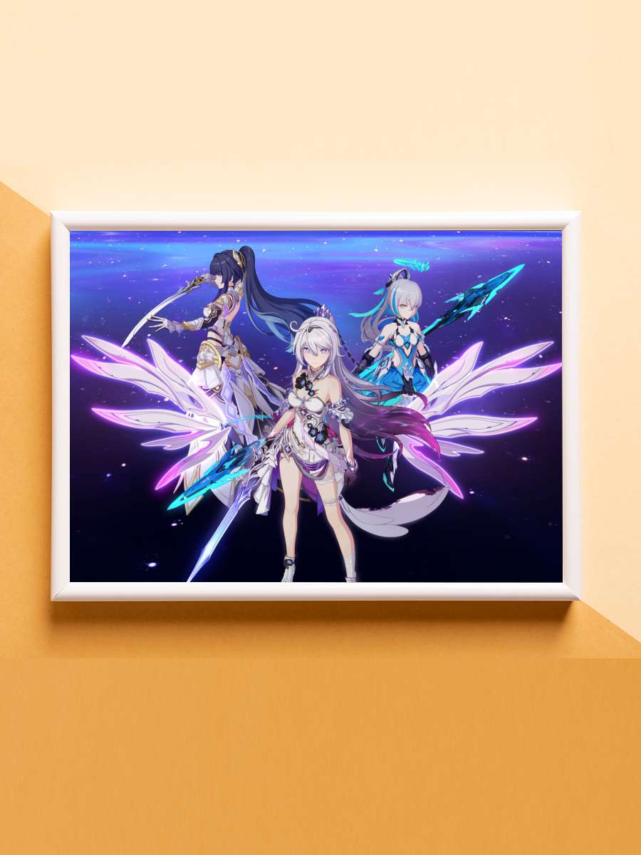 Honkai Impact 3rd H Anime Poster Çerçevesiz Yüksek Kalite Anime Duvar Poster