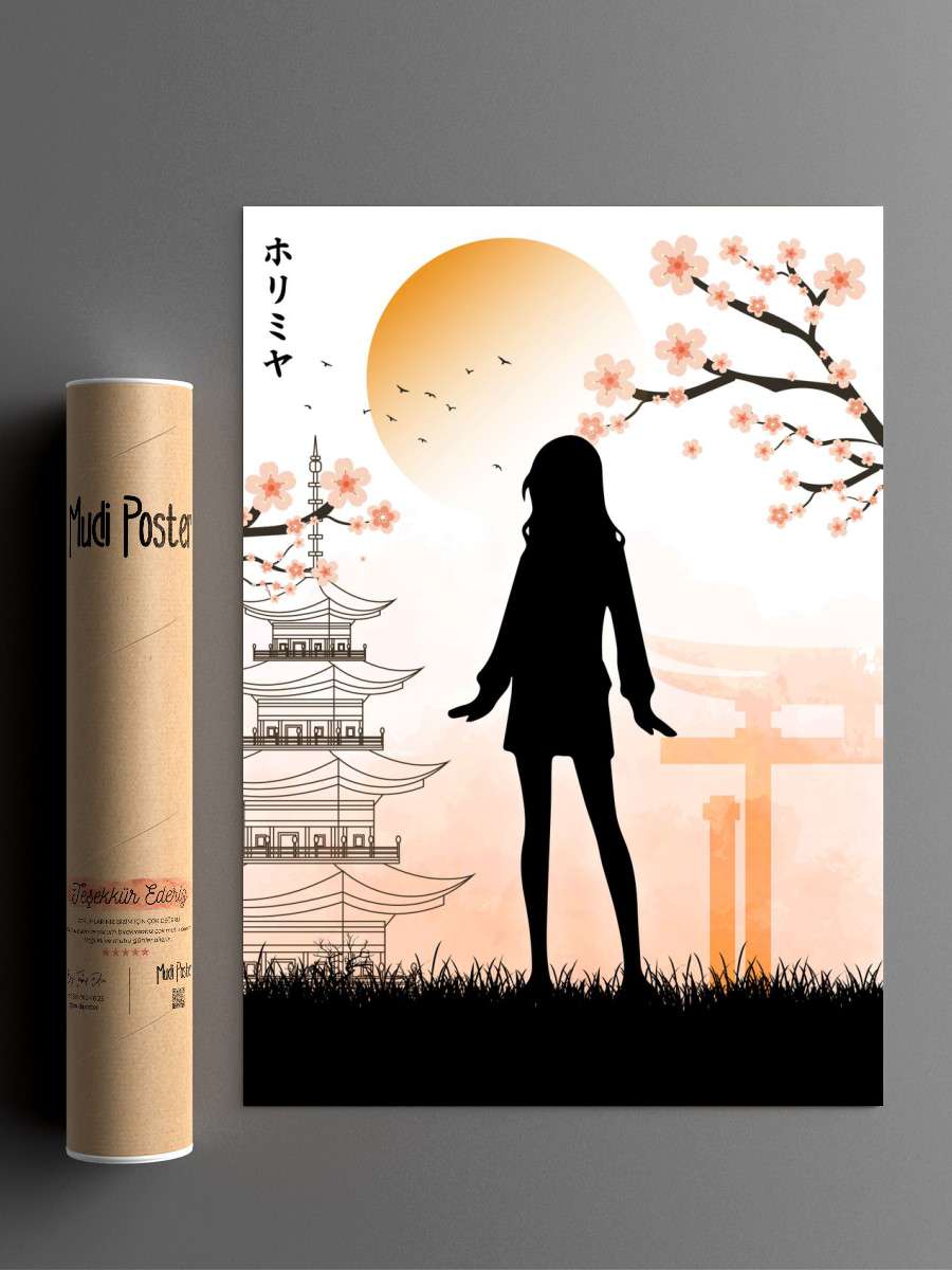 Horimiya Anime Poster Çerçevesiz Yüksek Kalite Anime Duvar Poster