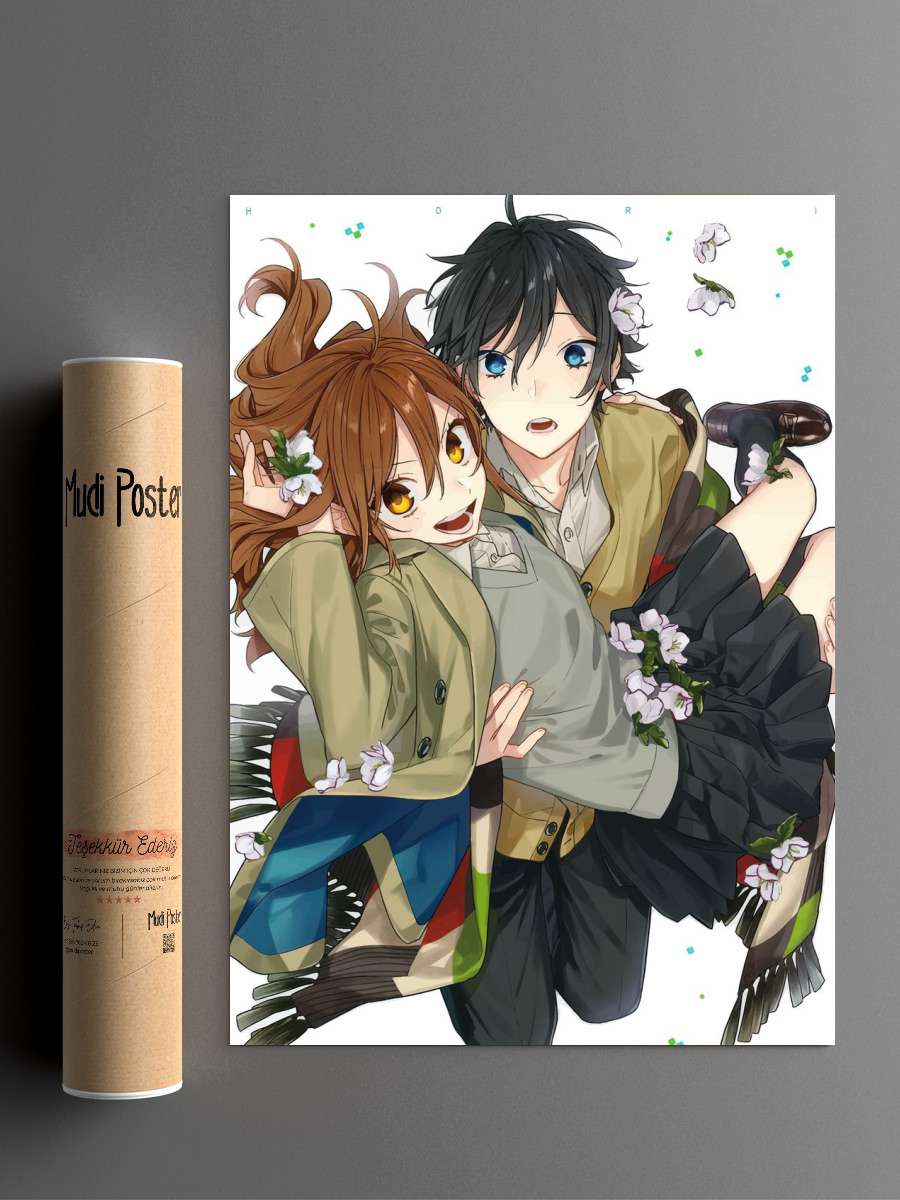Horimiya Anime Poster Çerçevesiz Yüksek Kalite Anime Duvar Poster