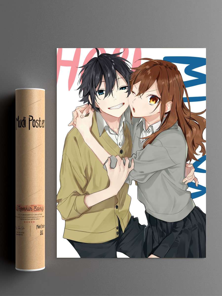 horimiya Anime Poster Çerçevesiz Yüksek Kalite Anime Duvar Poster