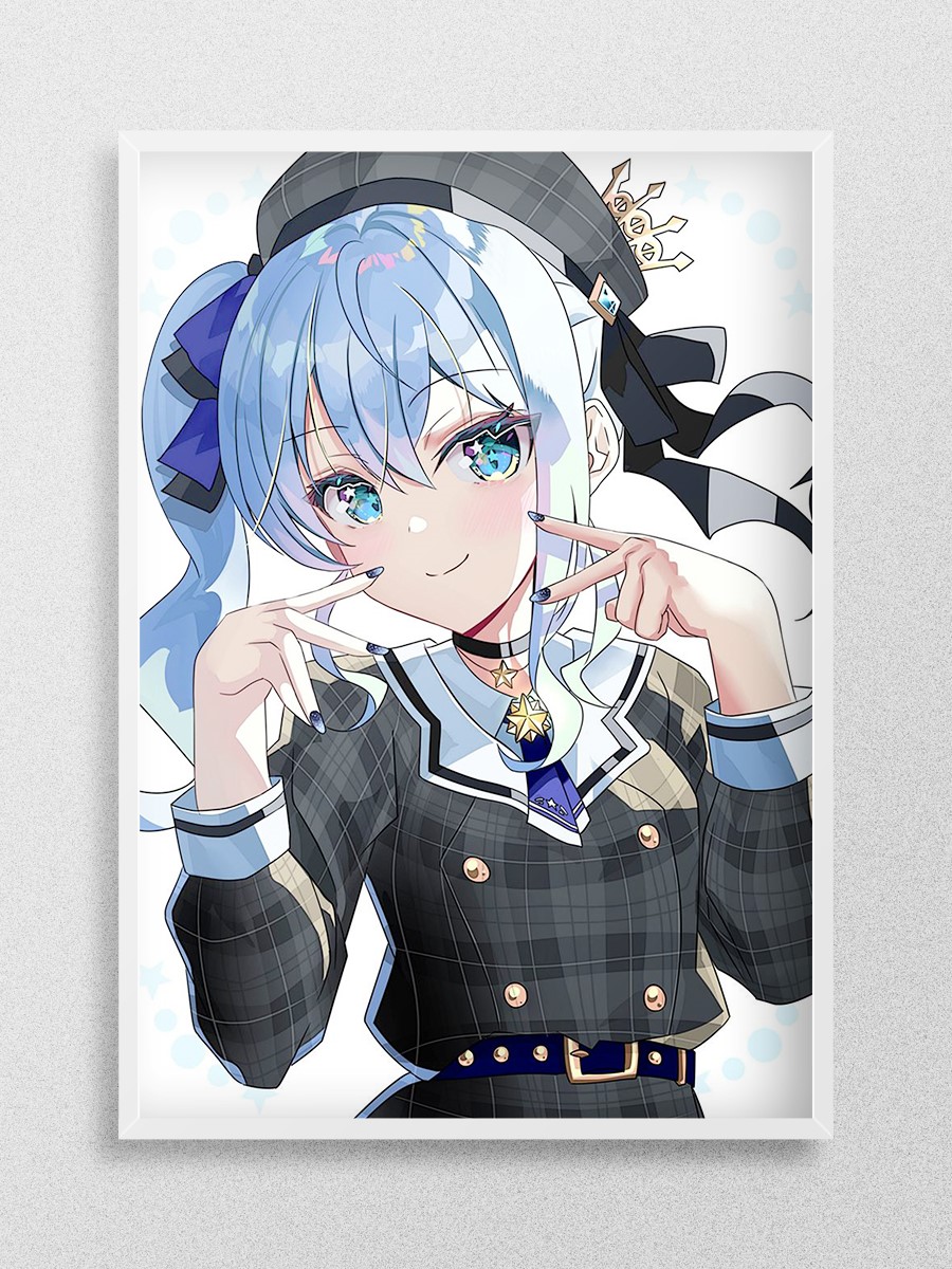HOSHIMACHI SUISEI Anime Poster Çerçevesiz Yüksek Kalite Anime Duvar Poster
