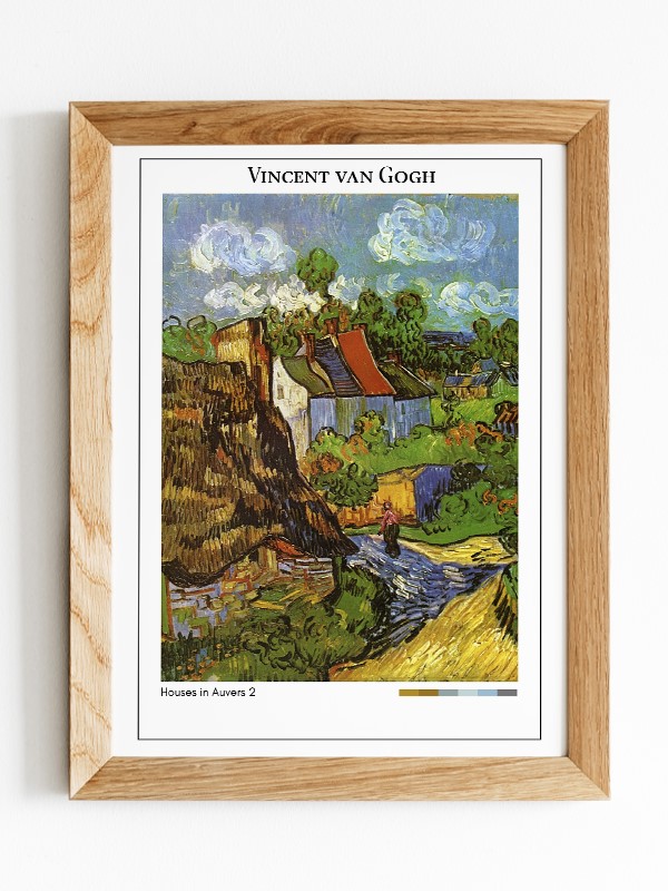 Vincent van Gogh Houses in Auvers 2 Poster
