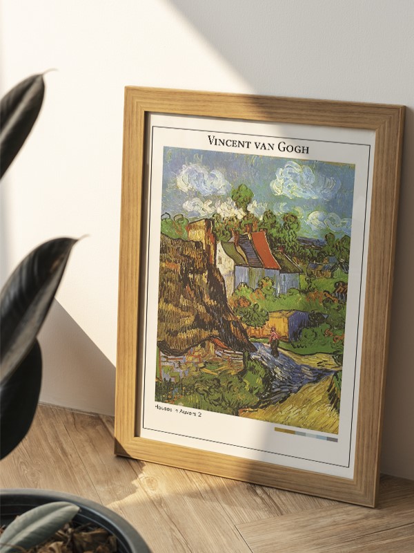 Vincent van Gogh Houses in Auvers 2 Poster