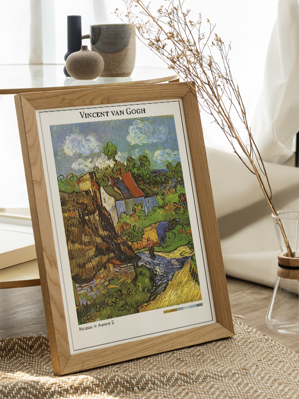 Vincent van Gogh Houses in Auvers 2 Poster
