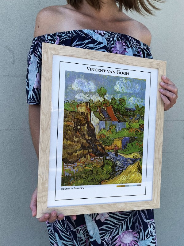 Vincent van Gogh Houses in Auvers 2 Poster