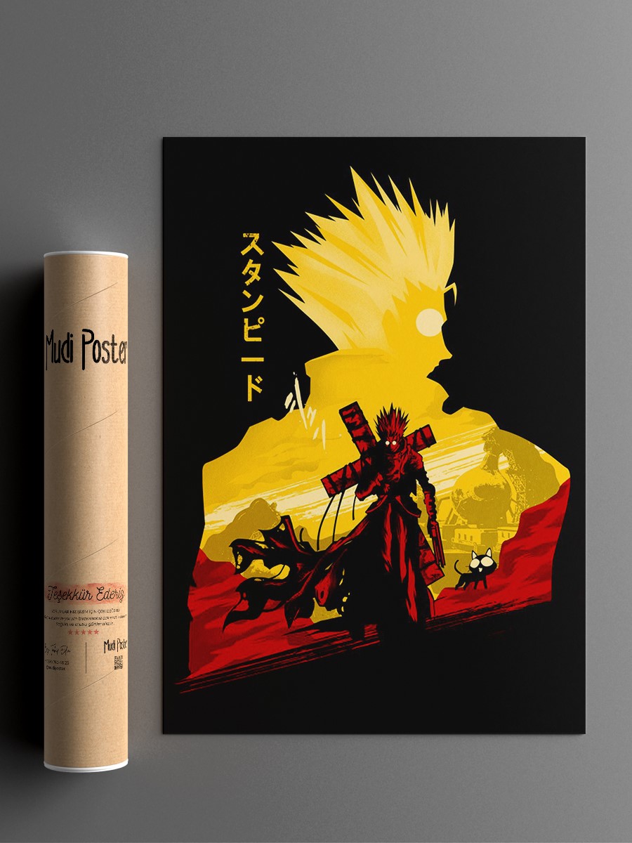 Humanoid Typhoon Anime Poster Çerçevesiz Yüksek Kalite Anime Duvar Poster