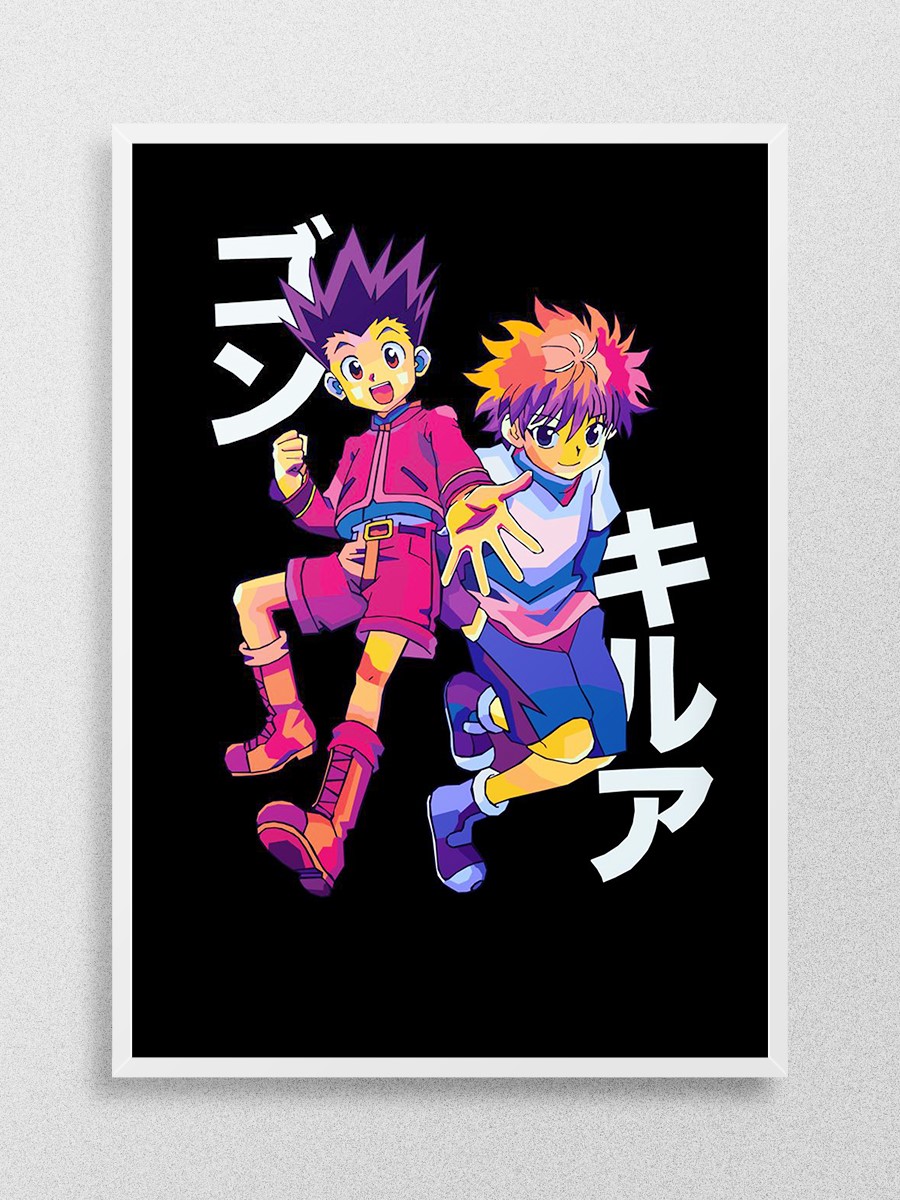 Hunter xHuntEr Pop Art Anime Poster Çerçevesiz Yüksek Kalite Anime Duvar Poster