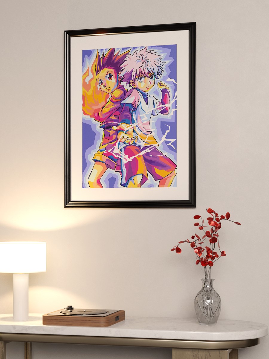 Hunter xHuntEr Pop Art Anime Poster Çerçevesiz Yüksek Kalite Anime Duvar Poster