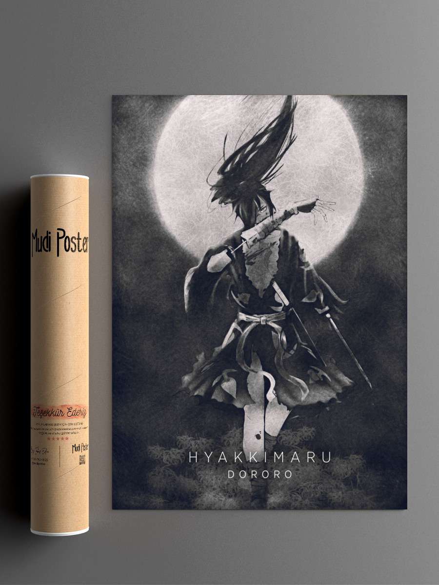 Hyakkimaru Anime Poster Çerçevesiz Yüksek Kalite Anime Duvar Poster