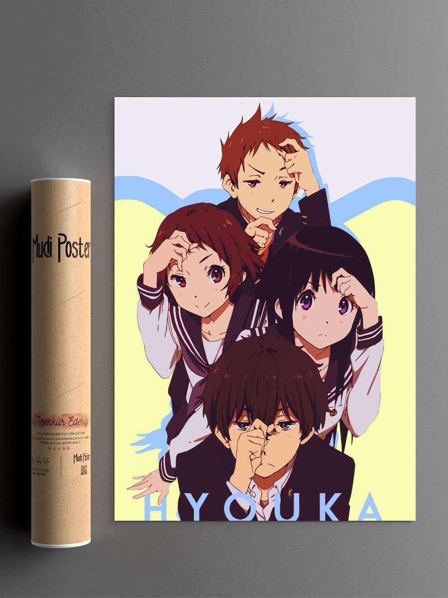 Hyouka Anime Poster Çerçevesiz Yüksek Kalite Anime Duvar Poster