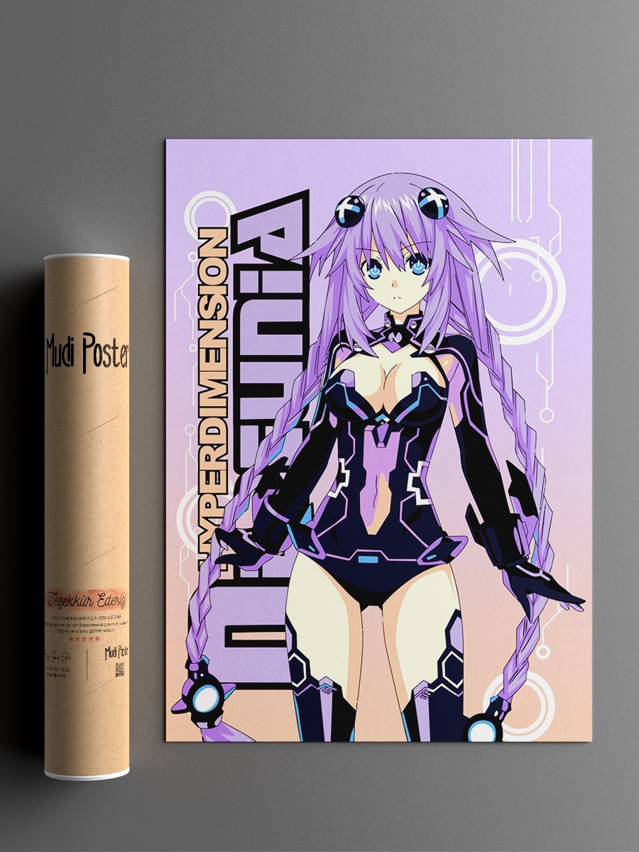 Hyperdimension Neptunia Anime Poster Çerçevesiz Yüksek Kalite Anime Duvar Poster