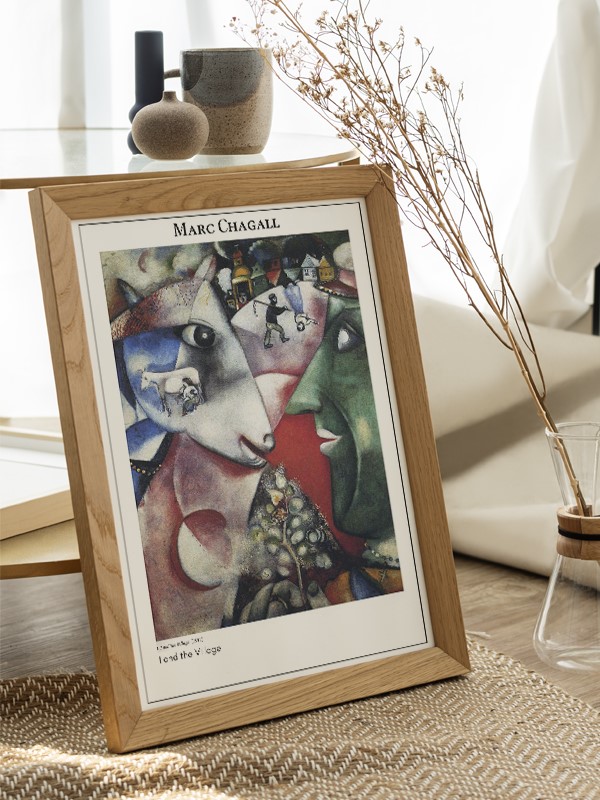 Marc Chagall I and the Village Poster
