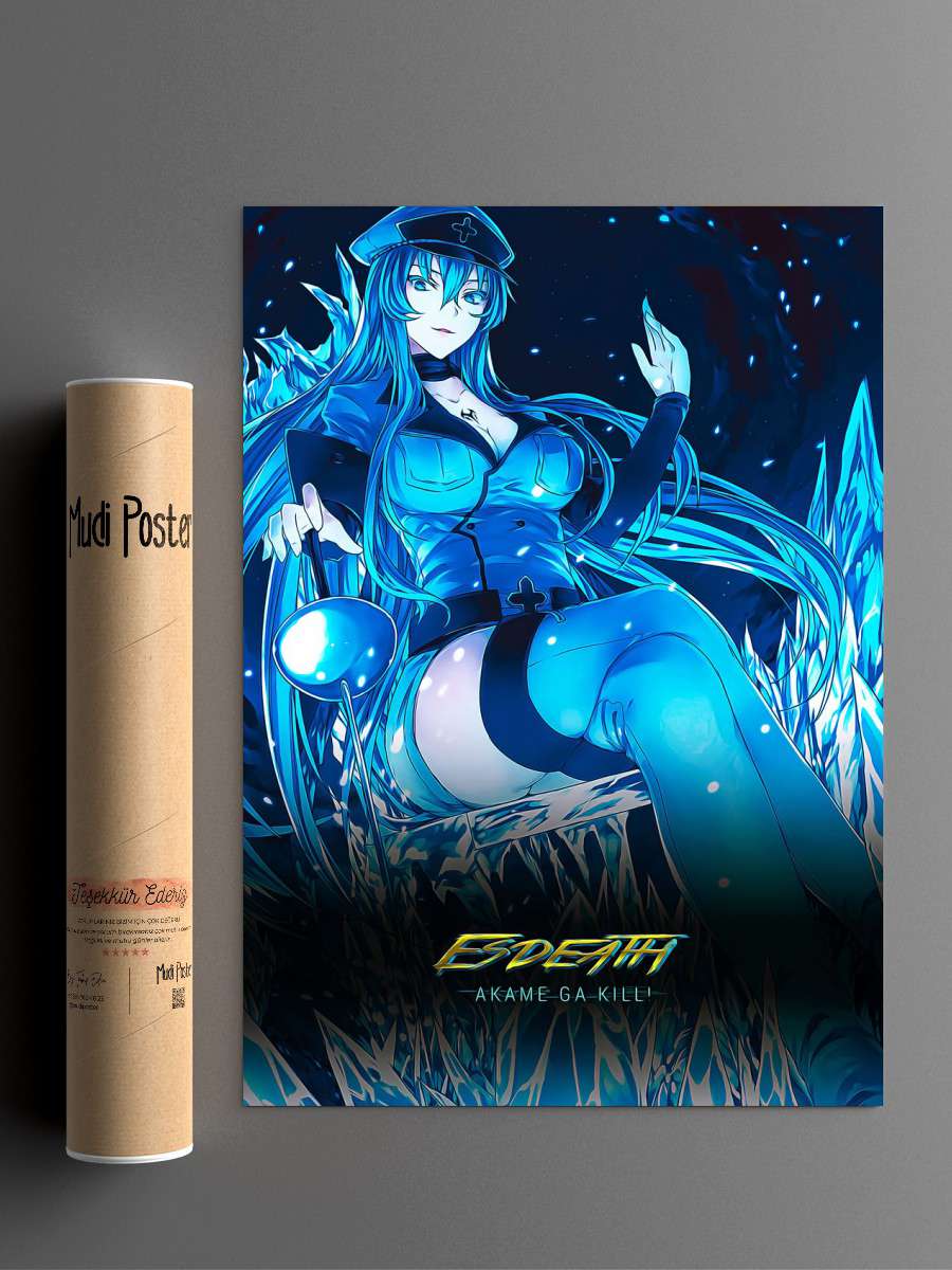 Ice Queen Anime Poster Çerçevesiz Yüksek Kalite Anime Duvar Poster