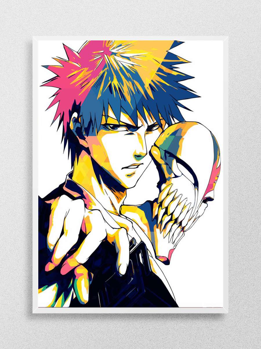 Ichigo Anime Poster Çerçevesiz Yüksek Kalite Anime Duvar Poster