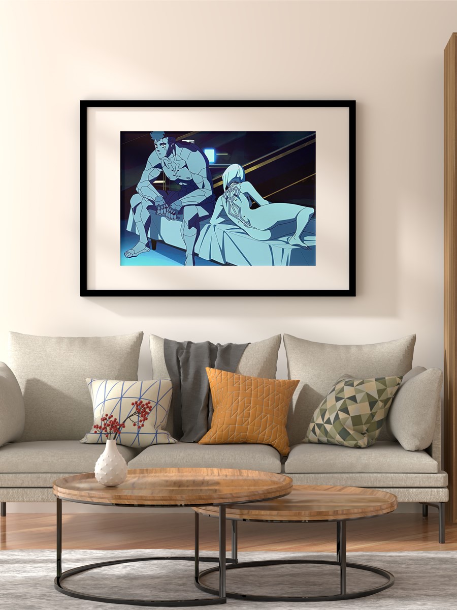 In the Bed Anime Poster Çerçevesiz Yüksek Kalite Anime Duvar Poster