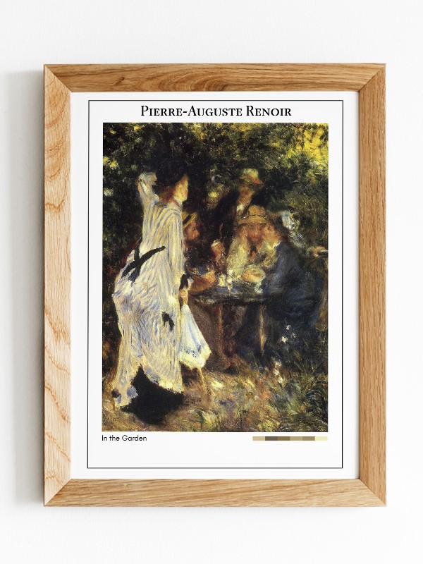 Pierre-Auguste Renoir In the Garden Poster