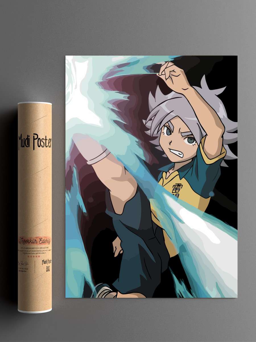 Inazuma Eleven Anime Poster Çerçevesiz Yüksek Kalite Anime Duvar Poster