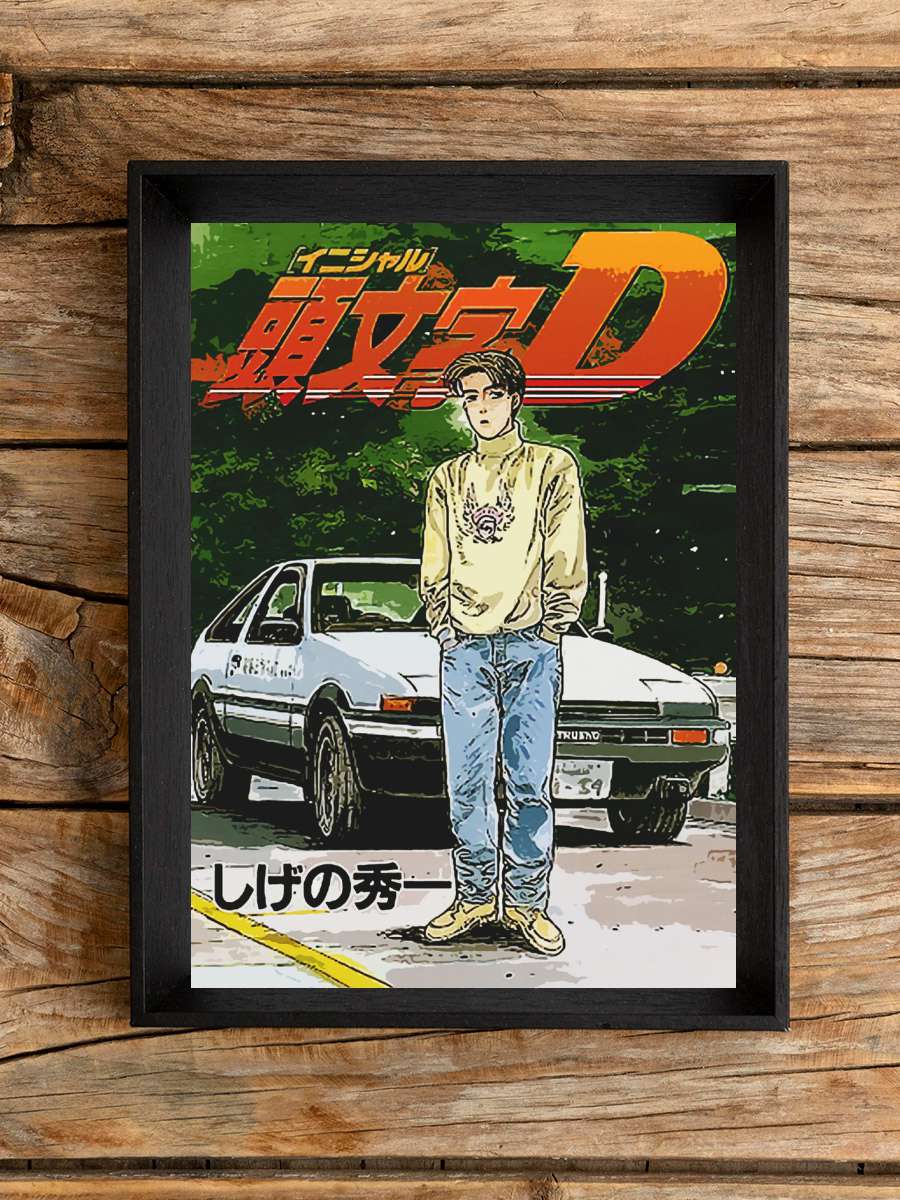 initial d Anime Poster Çerçevesiz Yüksek Kalite Anime Duvar Poster