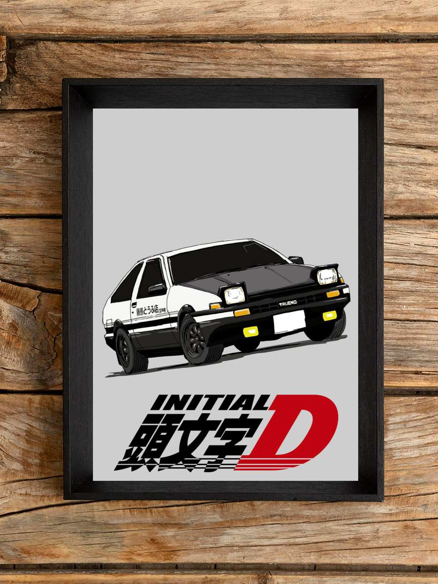 Initial D Anime Poster Çerçevesiz Yüksek Kalite Anime Duvar Poster
