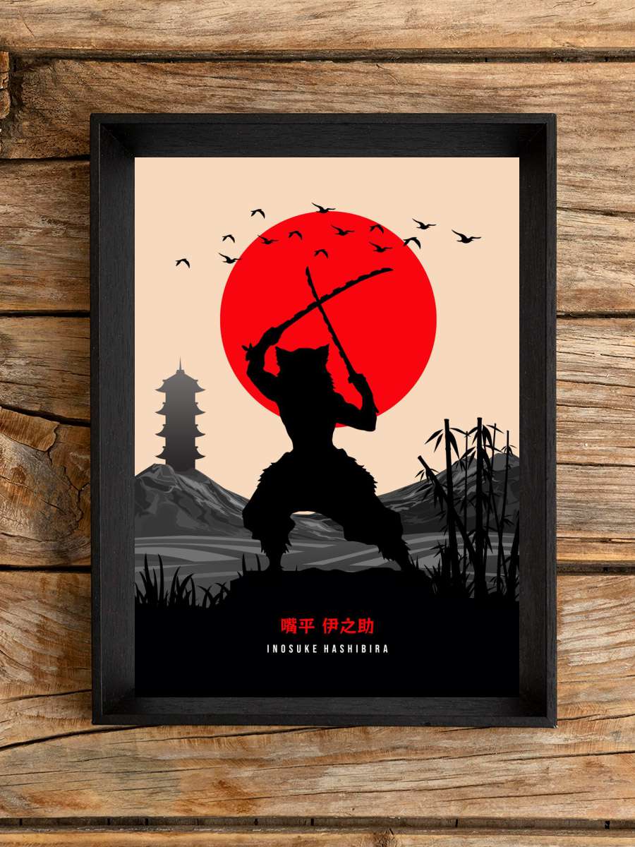 inosuke demon slayer Anime Poster Çerçevesiz Yüksek Kalite Anime Duvar Poster