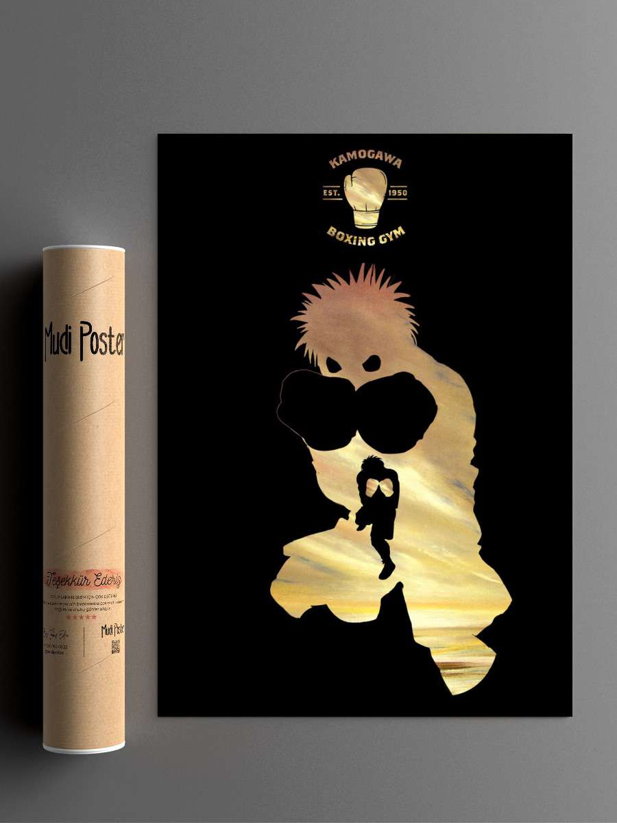 Ippo Makunouchi Anime Poster Çerçevesiz Yüksek Kalite Anime Duvar Poster