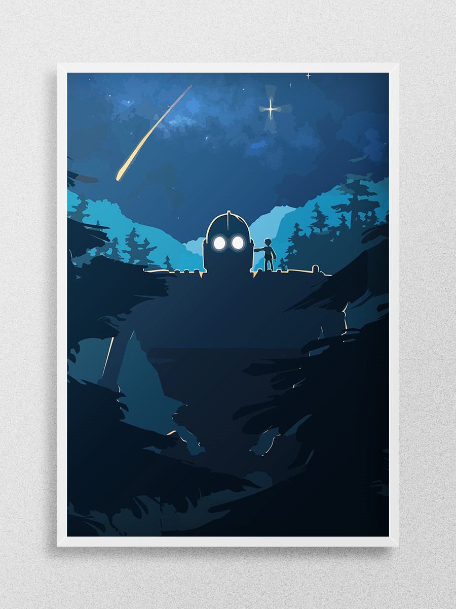 Iron giant Anime Poster Çerçevesiz Yüksek Kalite Anime Duvar Poster