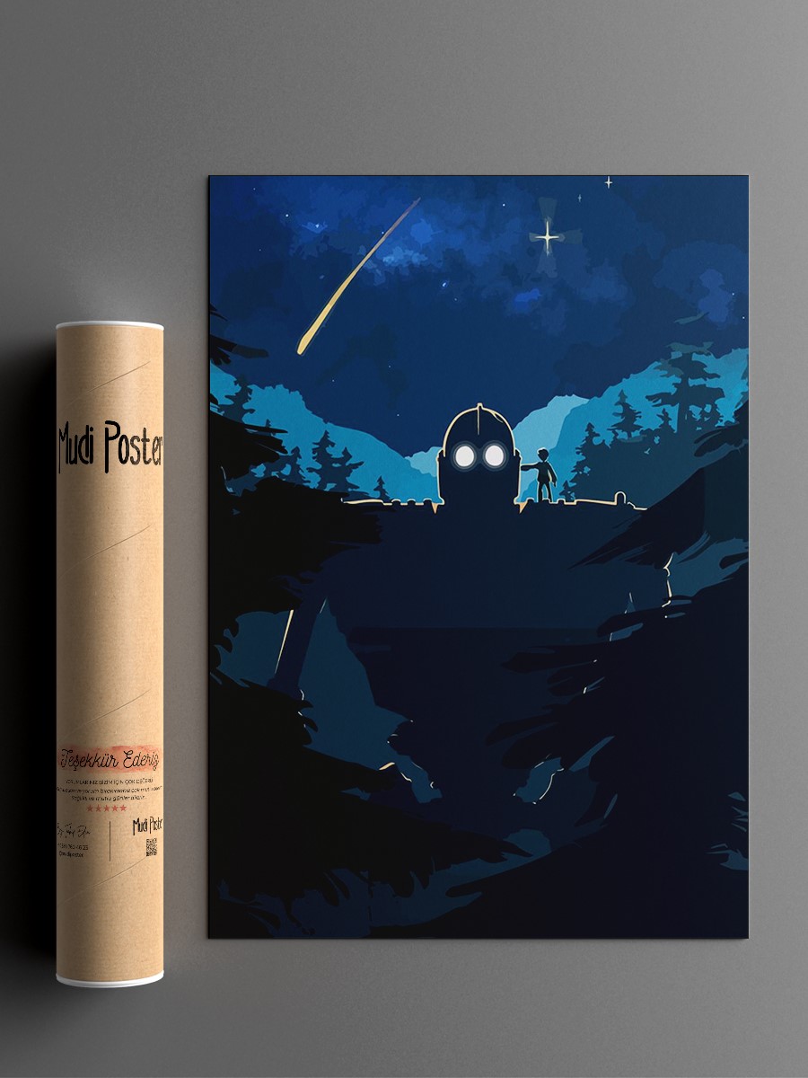 Iron giant Anime Poster Çerçevesiz Yüksek Kalite Anime Duvar Poster