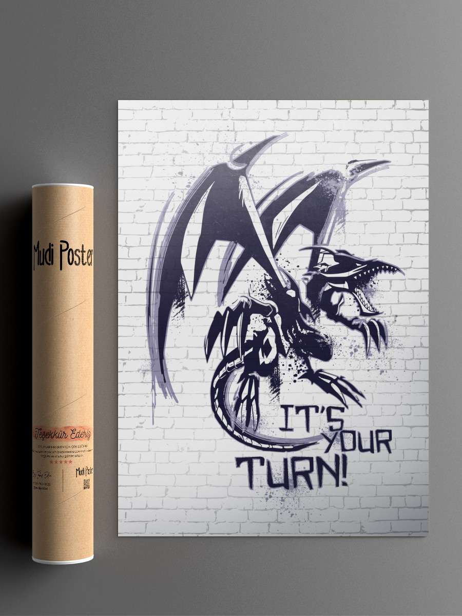 It's Your Turn! Anime Poster Çerçevesiz Yüksek Kalite Anime Duvar Poster