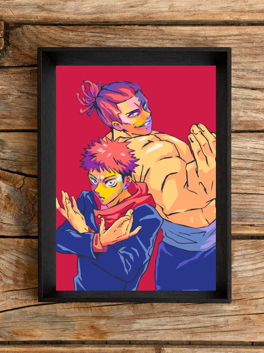 Itadori and todo friend Anime Poster Çerçevesiz Yüksek Kalite Anime Duvar Poster