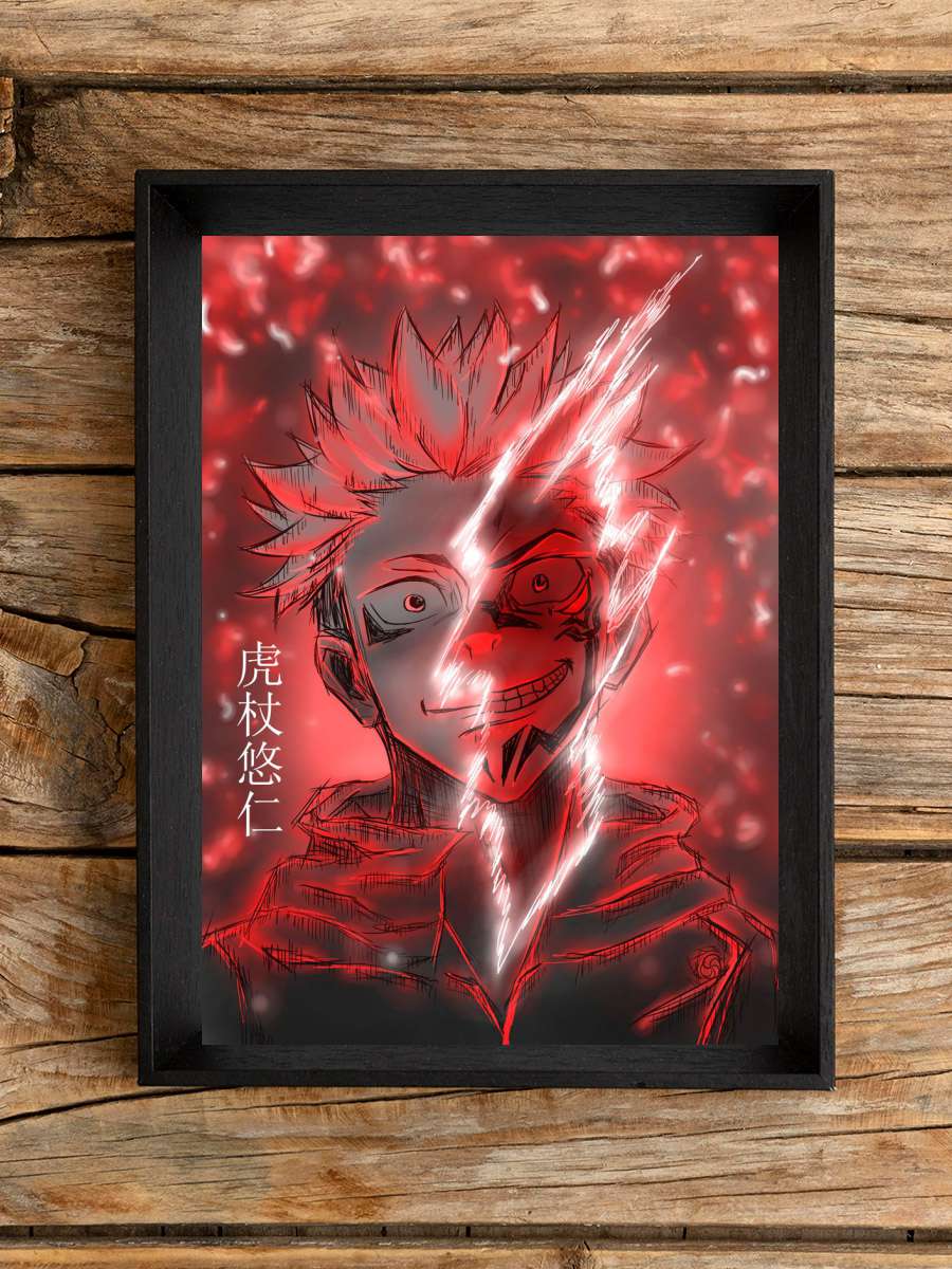 Itadori Yuji Anime Poster Çerçevesiz Yüksek Kalite Anime Duvar Poster