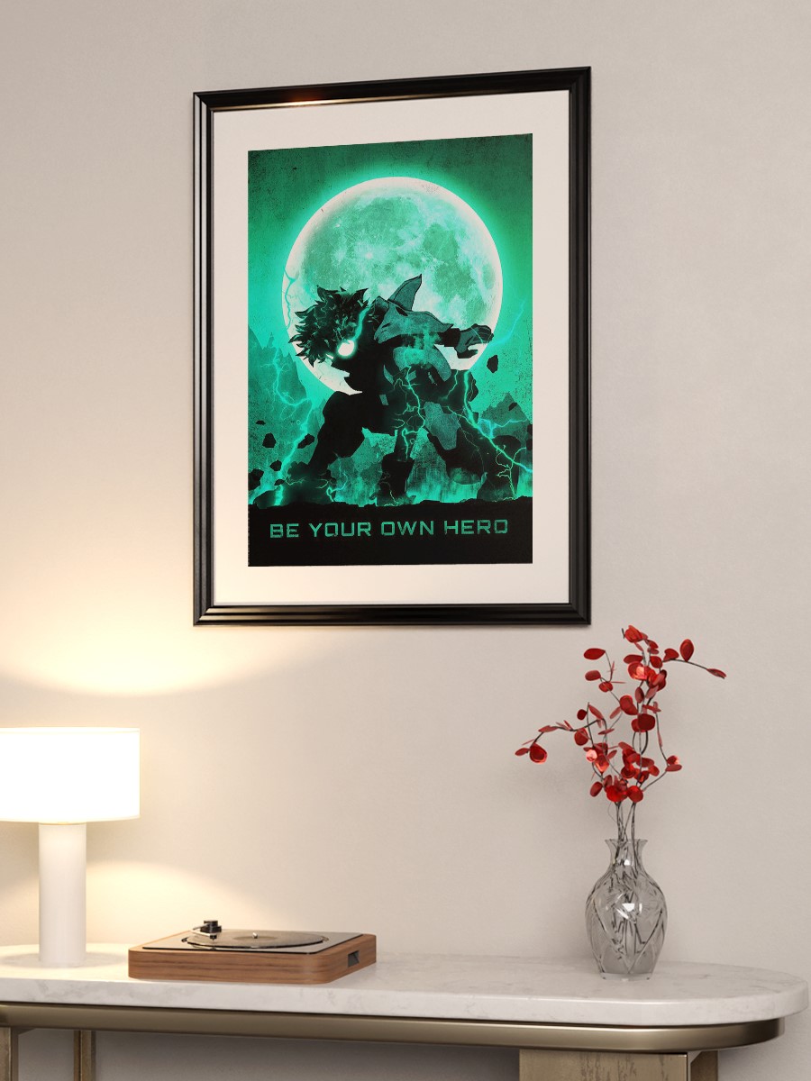 Izuku Midoriya Anime Poster Çerçevesiz Yüksek Kalite Anime Duvar Poster