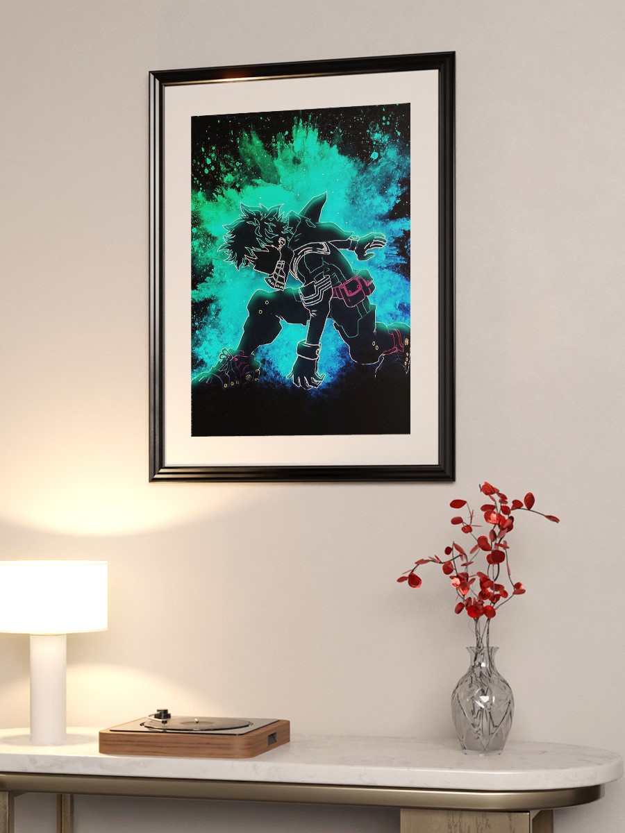 Izuku My Hero Academia Anime Poster Çerçevesiz Yüksek Kalite Anime Duvar Poster