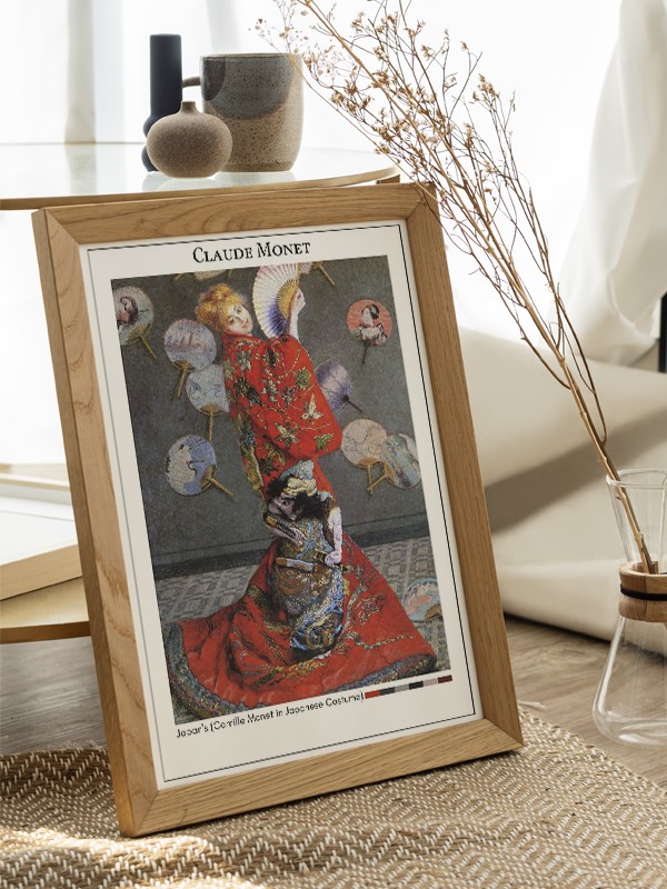 Claude Monet Japan's (Camille Monet in Japanese Costume) Poster