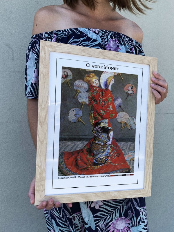 Claude Monet Japan's (Camille Monet in Japanese Costume) Poster