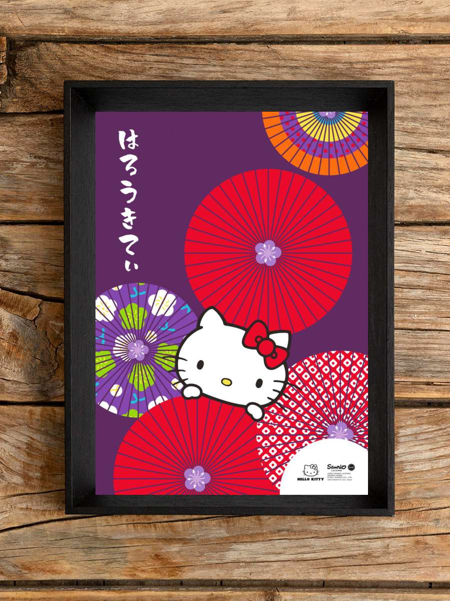 Japanese Hand Fan Anime Poster Çerçevesiz Yüksek Kalite Anime Duvar Poster